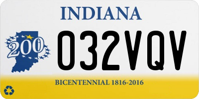 IN license plate 032VQV
