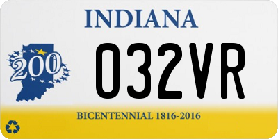 IN license plate 032VR