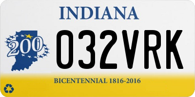 IN license plate 032VRK