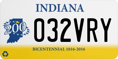 IN license plate 032VRY