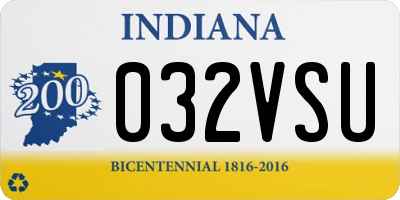 IN license plate 032VSU