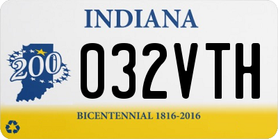 IN license plate 032VTH