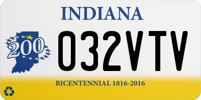 IN license plate 032VTV