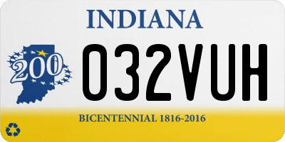 IN license plate 032VUH
