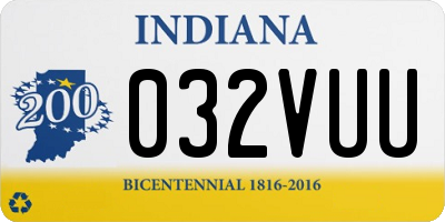 IN license plate 032VUU