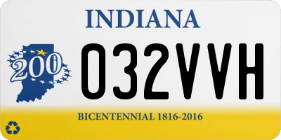 IN license plate 032VVH