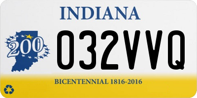 IN license plate 032VVQ