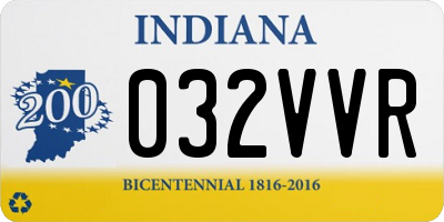 IN license plate 032VVR