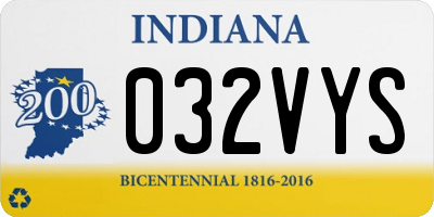 IN license plate 032VYS