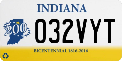 IN license plate 032VYT