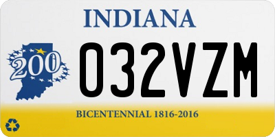 IN license plate 032VZM