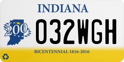 IN license plate 032WGH