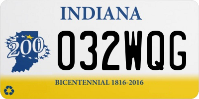 IN license plate 032WQG