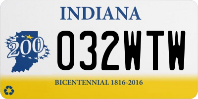 IN license plate 032WTW