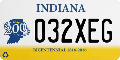 IN license plate 032XEG
