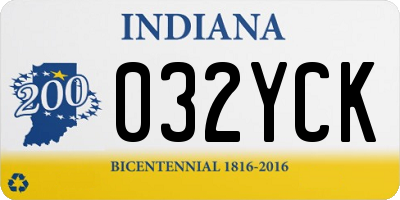 IN license plate 032YCK