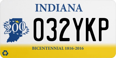 IN license plate 032YKP