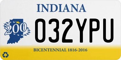 IN license plate 032YPU