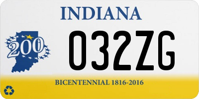 IN license plate 032ZG