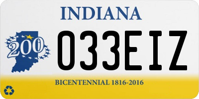 IN license plate 033EIZ
