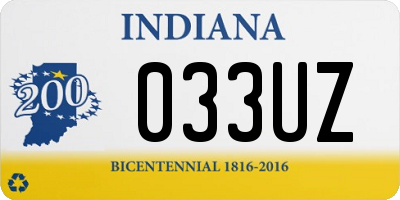 IN license plate 033UZ