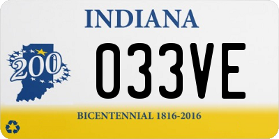 IN license plate 033VE