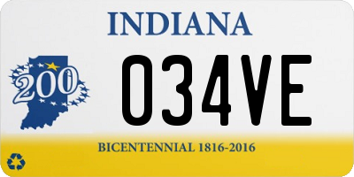 IN license plate 034VE