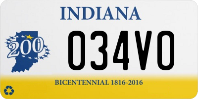 IN license plate 034VO