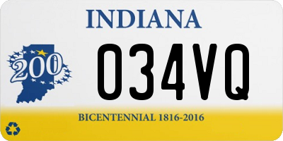 IN license plate 034VQ