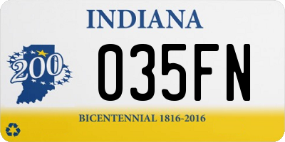 IN license plate 035FN