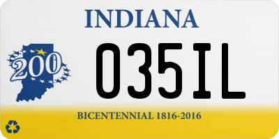 IN license plate 035IL