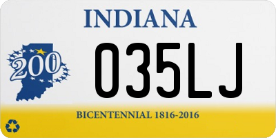 IN license plate 035LJ