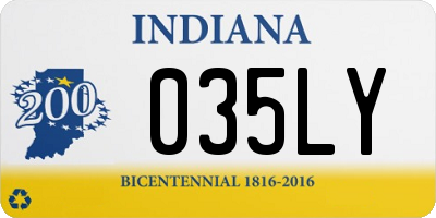 IN license plate 035LY