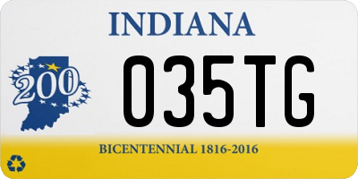 IN license plate 035TG