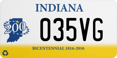 IN license plate 035VG