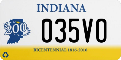 IN license plate 035VO