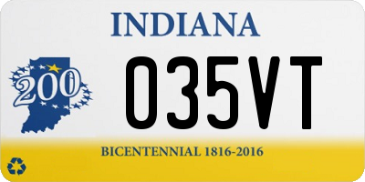 IN license plate 035VT