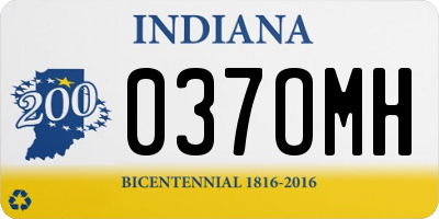 IN license plate 037OMH