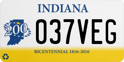 IN license plate 037VEG