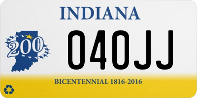 IN license plate 040JJ