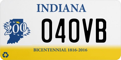 IN license plate 040VB