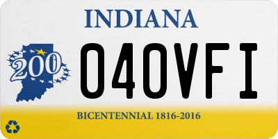 IN license plate 040VFI