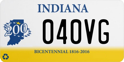 IN license plate 040VG