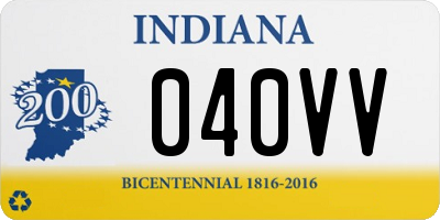 IN license plate 040VV
