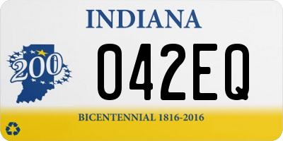 IN license plate 042EQ