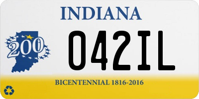 IN license plate 042IL