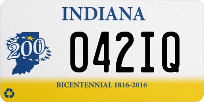 IN license plate 042IQ