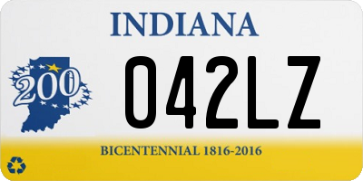 IN license plate 042LZ