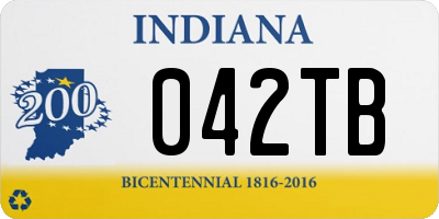 IN license plate 042TB