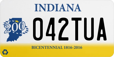 IN license plate 042TUA